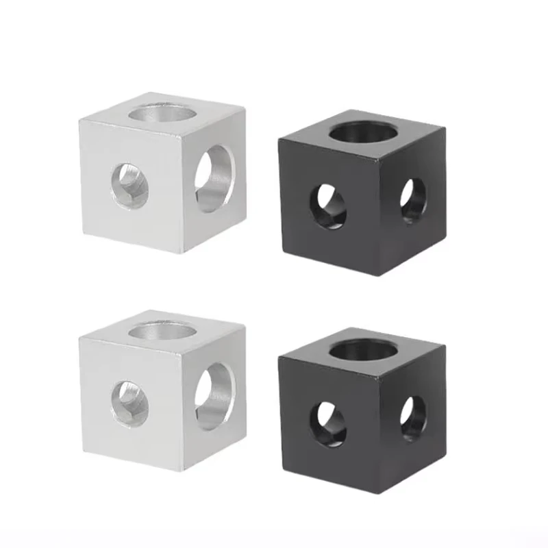 4pcs 1515/2020 Aluminum Block 90 Degree Angle Corner Connector for V-Slot/C-Beam Aluminum Extrusions Profile 3D Printer Parts view 5