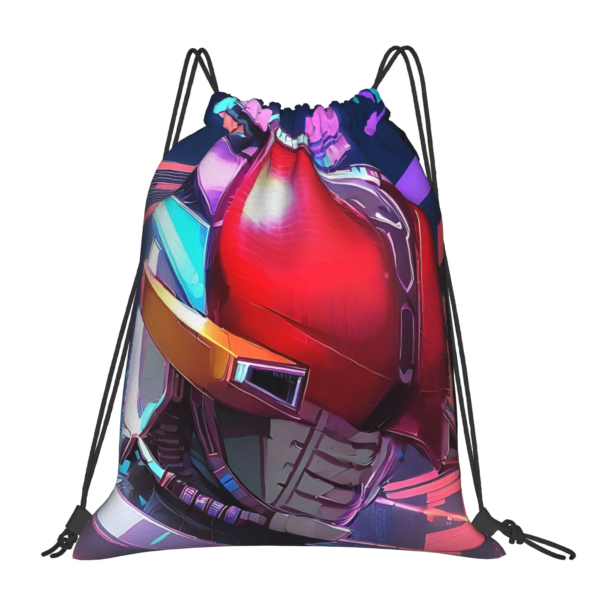 bag Pouch Kamen rider Den O Liner  Drawstring Bags Travel Pouch Print Backpack Boy Girls School Shoe Bag