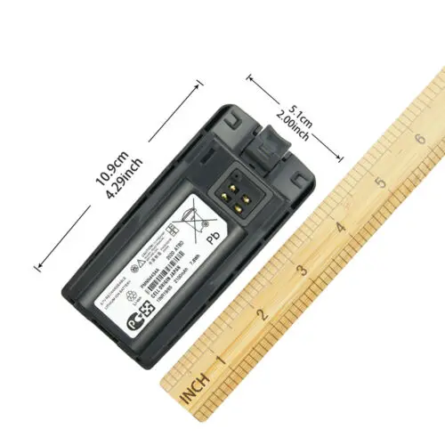 2 Stuks Nieuwe 3.7V 2100Mah Li-Ion Batterij Pmnn4434a Voor Radio Walkie Talkie Motorola 2050 V2080 U2040 Twee Weg Radio