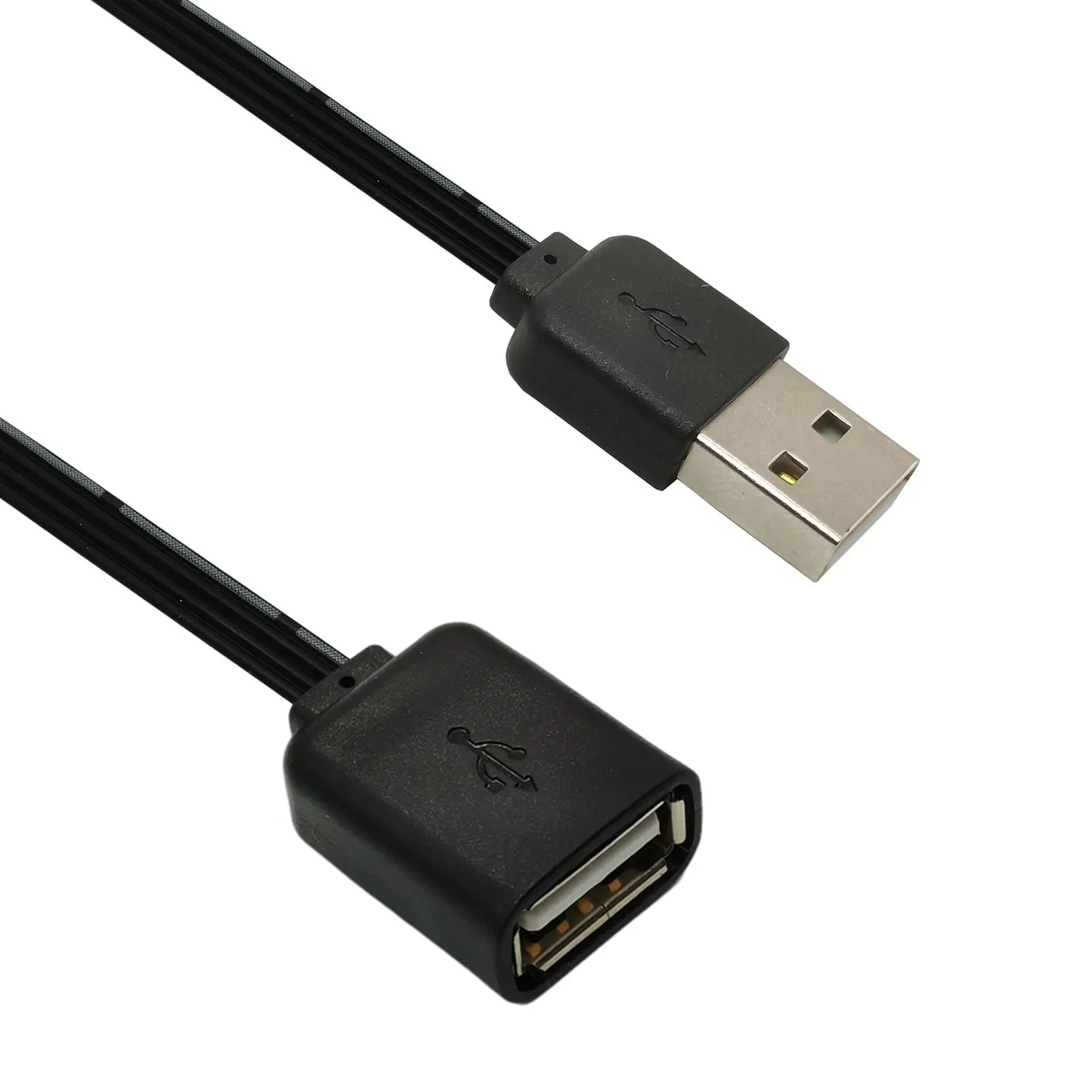 Compact USB 2.0 Male to Female USB Cable Extension Cord Wire Super Speed Data Sync 90 Degree Cable For PC Laptop Keyboard 0.2m