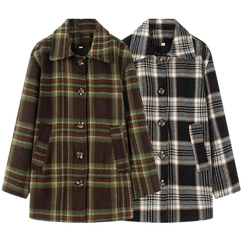 

Женское свободное длинное пальто Sve Commuter Sle, осеннее новое поступление 202, универсальная большая пошивная верхняя одежда, женская мода