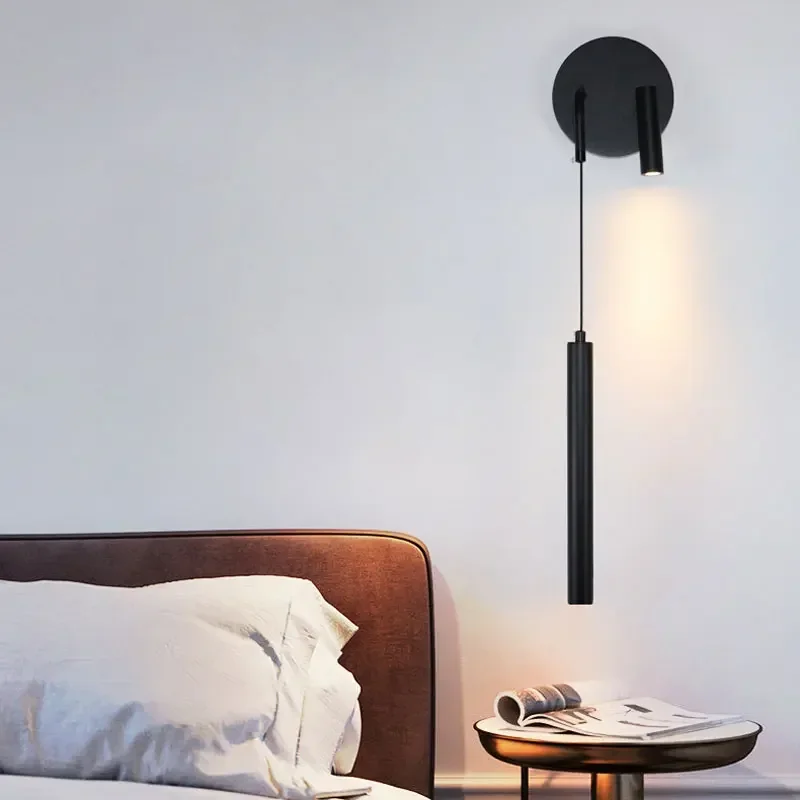 Minimalist Modern Led Wall Light Bedside Spotlight Suspension Lamp For Bedroom Living Room Home Decoration Wall Lamp Sconce Wall