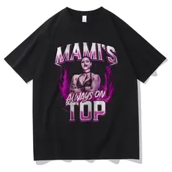 T-shirt Rhea Ripley Action Figure per ragazze uomo donna moda oversize manica corta uomo Vintage Casual T-shirt Unisex