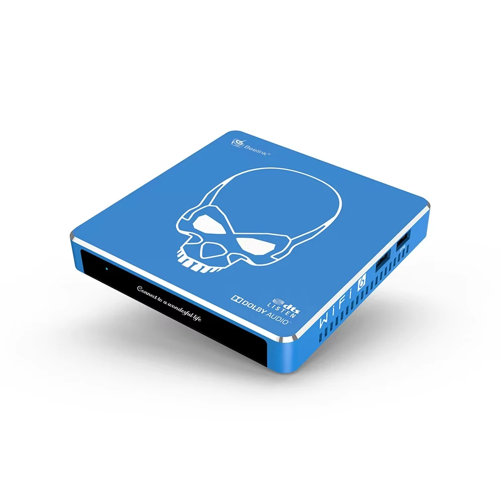 GT King Pro Beelink 　STB エミュレータ機　tvbox GT King Pro TV Box Box Bee-link 4GB/64GB WIFI 6 Core Voice Remote