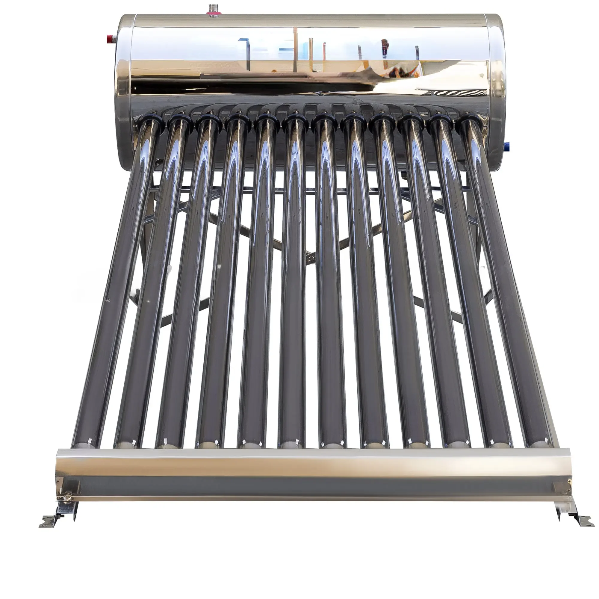 12 Tubes Non-pressure Solar Water Heater with All Stainless Steel