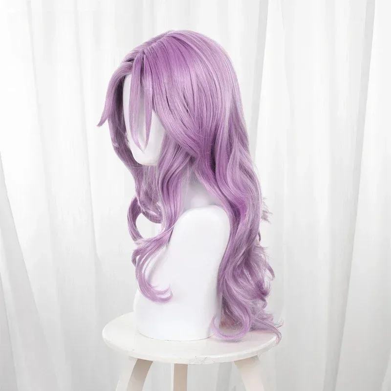 

CyGame Honkai Star Rail Jade Lady Cosplay Wig Purple Long Hair Ten Stonehearts Halloween Carnival Party For Women Girls Props
