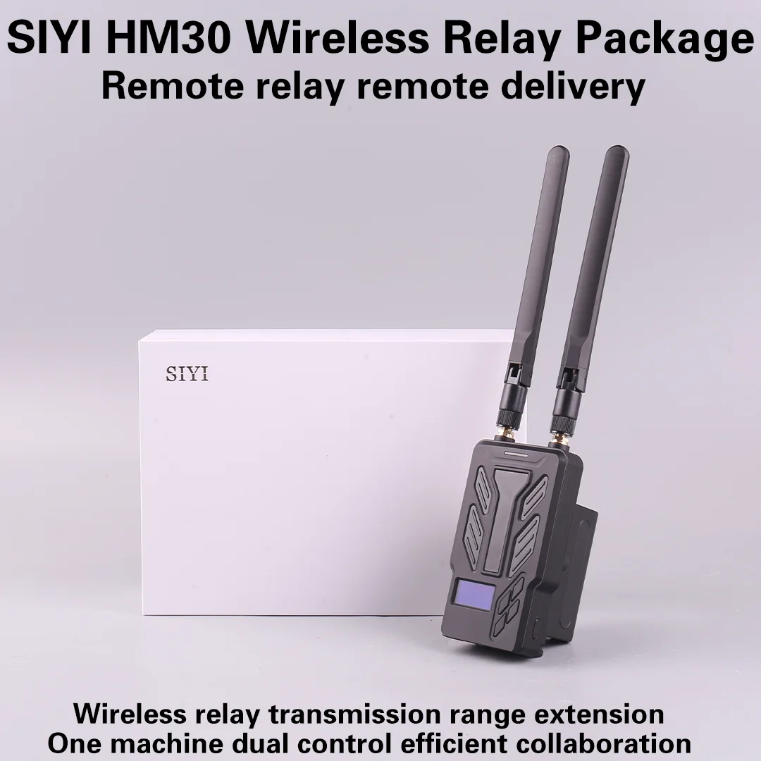 

SIYI HM30 30KM Digital Map Remote HD Digital Map Transmission System Low Delay FPV Fixed Wing UAV
