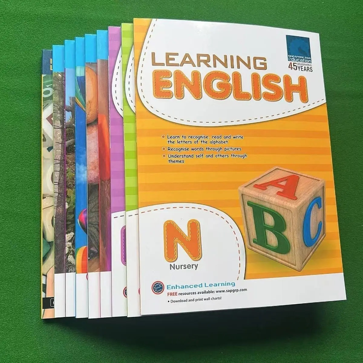 SAP Learning English Singapore Complete Workbook Set for Grades 1-6, Suitable for English Learners of All Grades