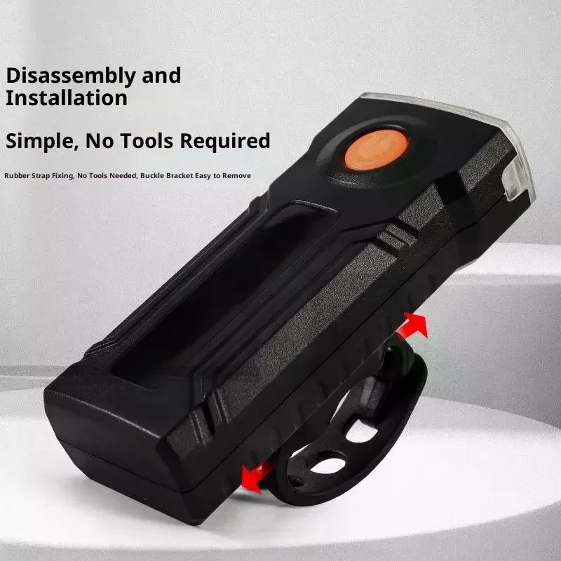 Rechargeable Bike Light Mini Night Safety Warning Taillight Front Rear Bicycle Lamp LED Highlight Riding Taillight Bicycle Light