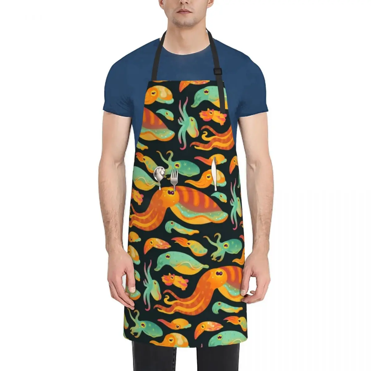 

Cuttlefish - dark Apron Kitchens Men Kitchen Things And For Home Apron