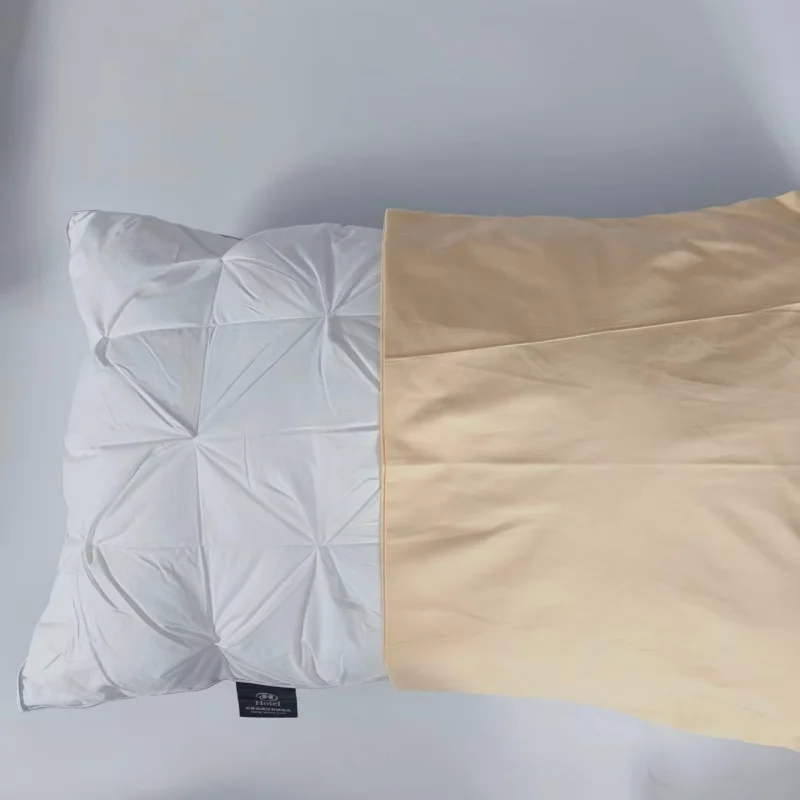 High Quality White Hotel Home Pillows Pure Cotton Face 3D Bread Sleeping Pillow Core Adult Comfort Neck Support Pillows 48*74cm