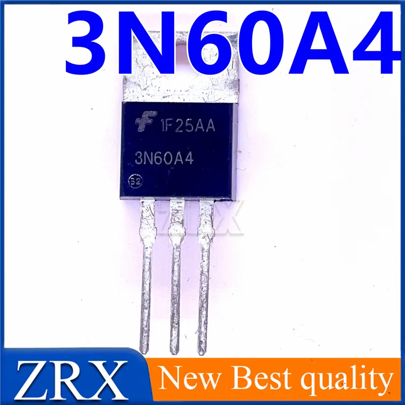 

5Pcs/Lot 3N60A4 brand new imported spot TO-220 MOS field-effect transistor