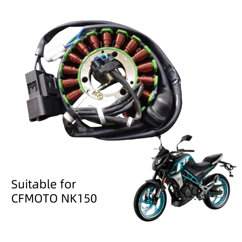Motorcycle Magneto Coil Generator Coil Combination Suitable for Cfmoto Nk150 Sr150 Engine Motorcycle Parts