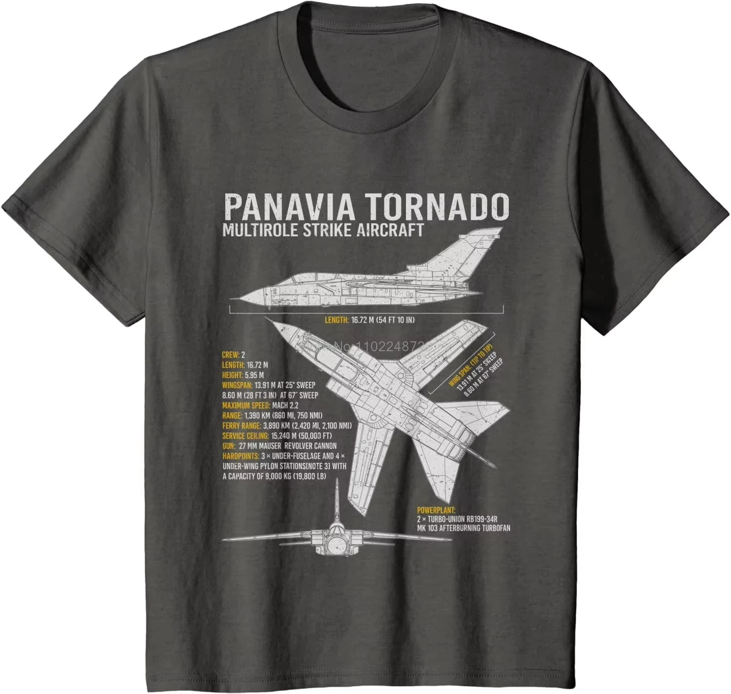 Tornado aeronave raf jet lutador avião plan warplane masculino camiseta curta casual algodão t streetwear oversize