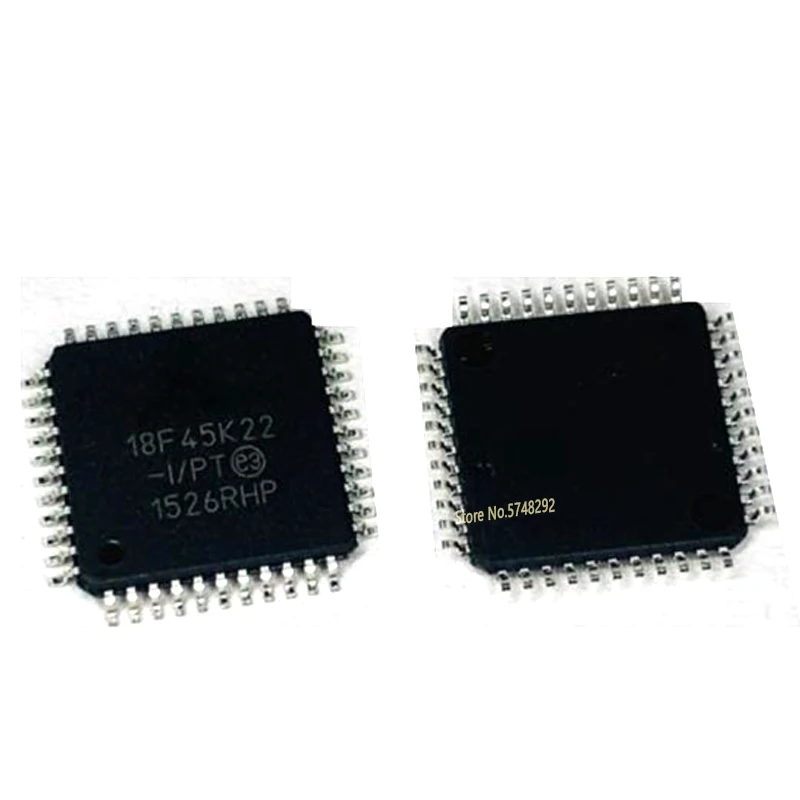 5PCS/lot  PIC18F45K22-I/PT QFP44   PIC18F45K22   18F45K22 chip  100% new imported original