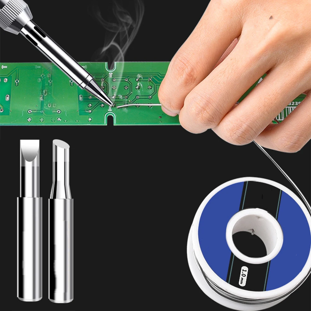 10 buah ujung besi solder untuk alat las kepala besi pemanas Internal, stasiun solder 936/937/938/969/852/858/952