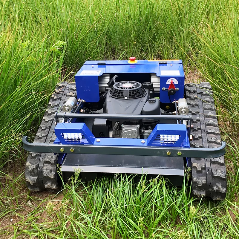 Customized Remote Controlled Lawnmower with  Engine for Easy Usage English Instructions