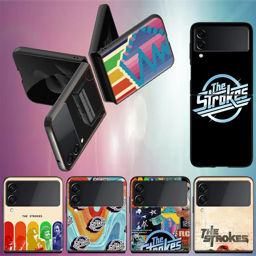 The Strokes Phone Case For Samsung Z Flip 6 7 5G Galaxy Z Flip 5 4 3 5G Cases Shockproof Hard Cover TPU