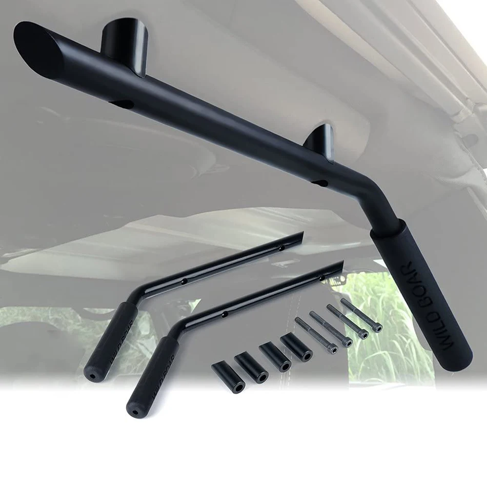 MX Rear Steel Grab Bar Handle Grip for 2007-2018 Jeep Wrangler JK JKU Sports Sahara Freedom Rubicon X & Unlimited