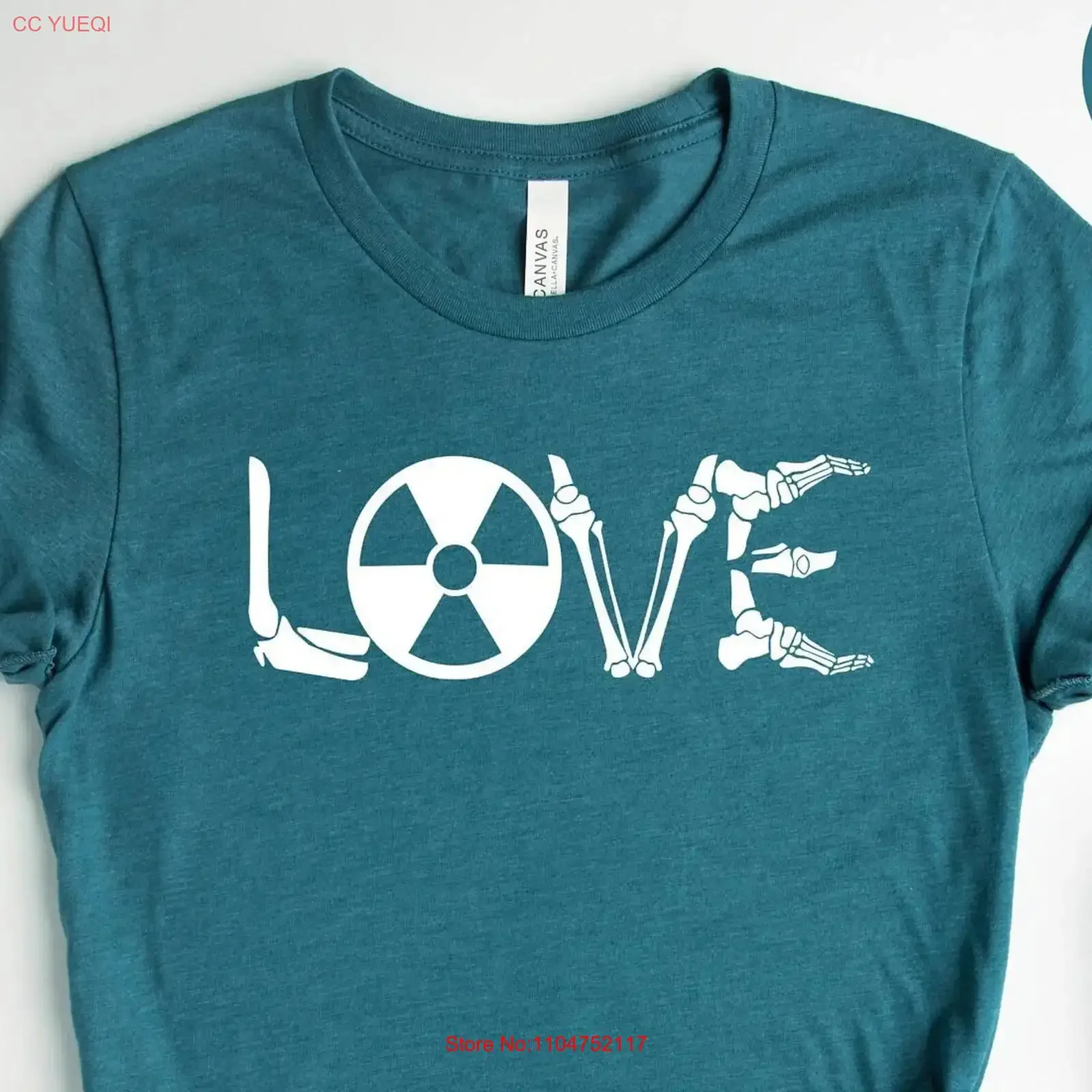 X ray Love T Shirt RadiologisT Xray Tech Radiology Graduate Rad Technician vintage Washed Top For Everyday Wear Slightly