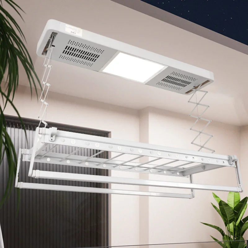 Rack de secagem elétrico de teto cabide inteligente rack de secagem de roupas inteligentes