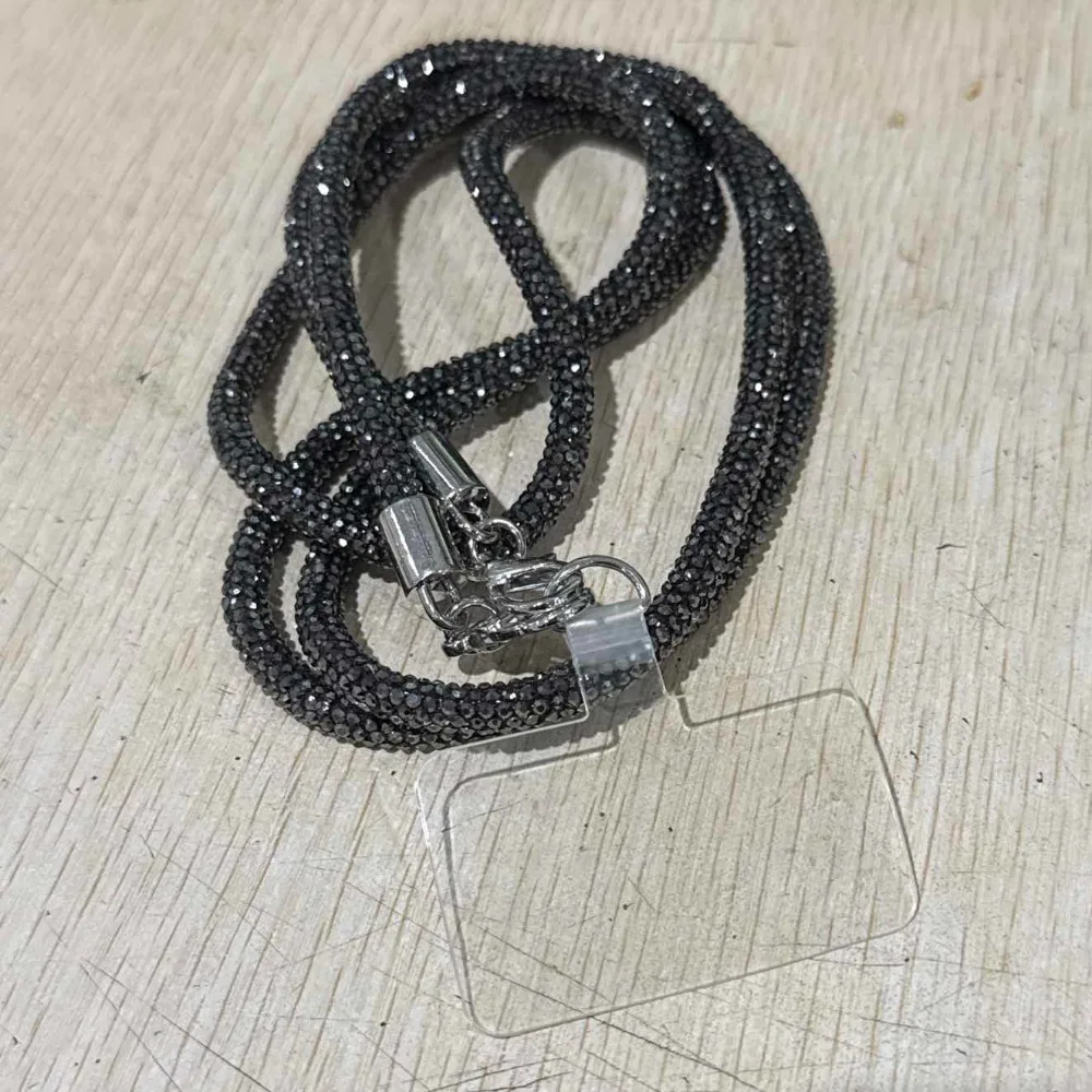 

Hanging Cord Glitter Rhinestone Phone Lanyard Long Style Crossbody Chain Mobile Phone Rope Anti Loss Luxury Mobile Phone Chain