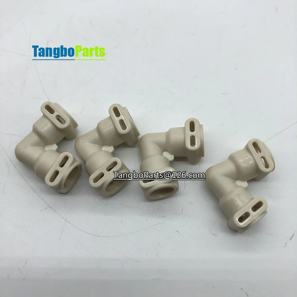 5Pcs Coffee Maker Parts Boilers Two-way Connector 90° L Shape Bend Adapter For Dr.coffee SAECO Kalerm JURA Espresso Machine