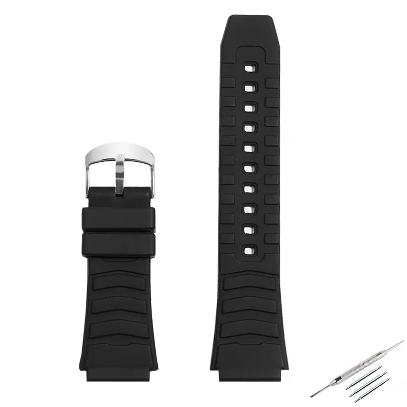 

20mm men rubber watch strap accessories compatible with Casio PRG-80 PAG-80 PRW-1000 PRW-1100 watchband women silicone wristband