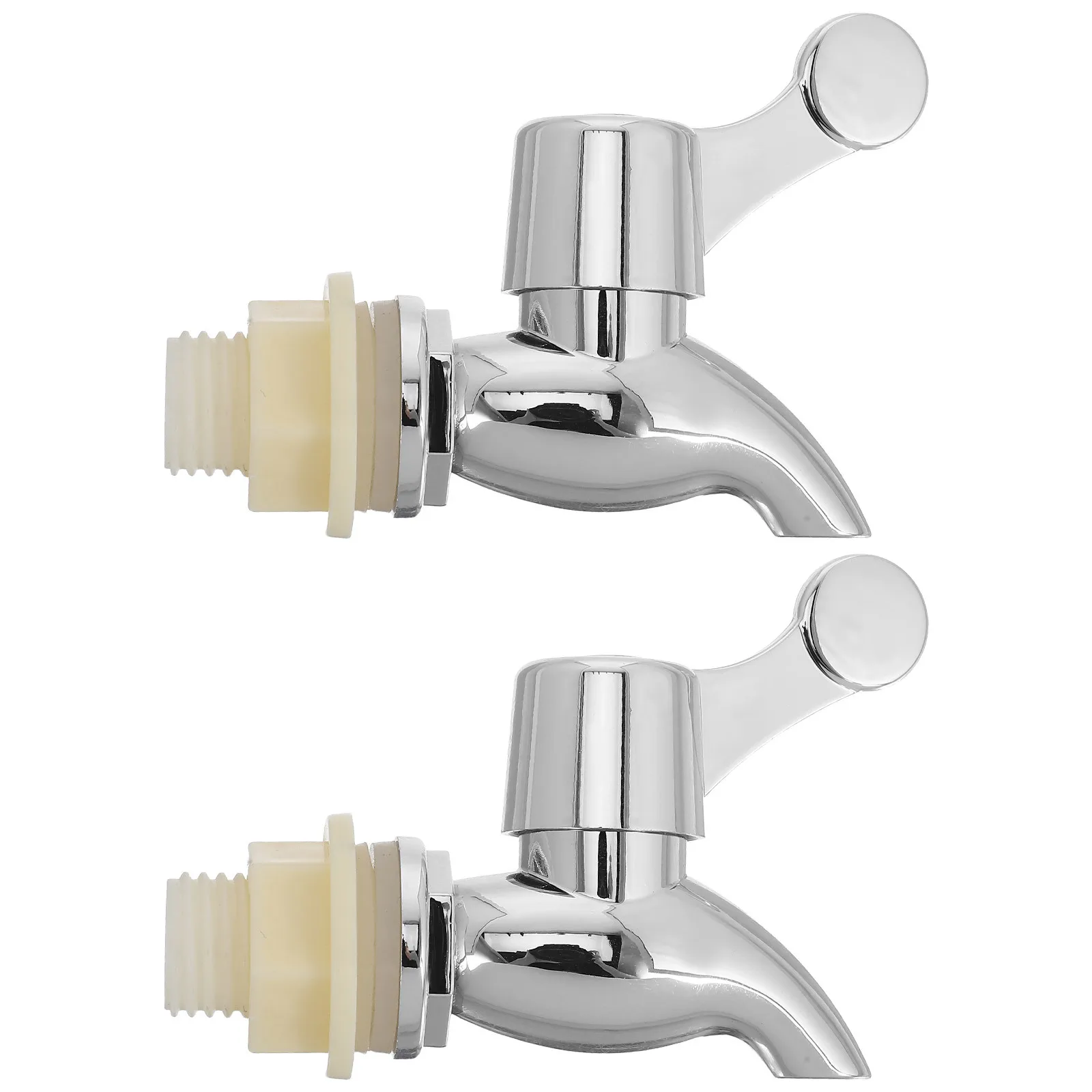

2pcs Wine Dispenser Faucet 15-18Mm Replacement Spigot For Beverage Dispenser Drink Barrel Plastic Cooler Spout Valve Fermenting