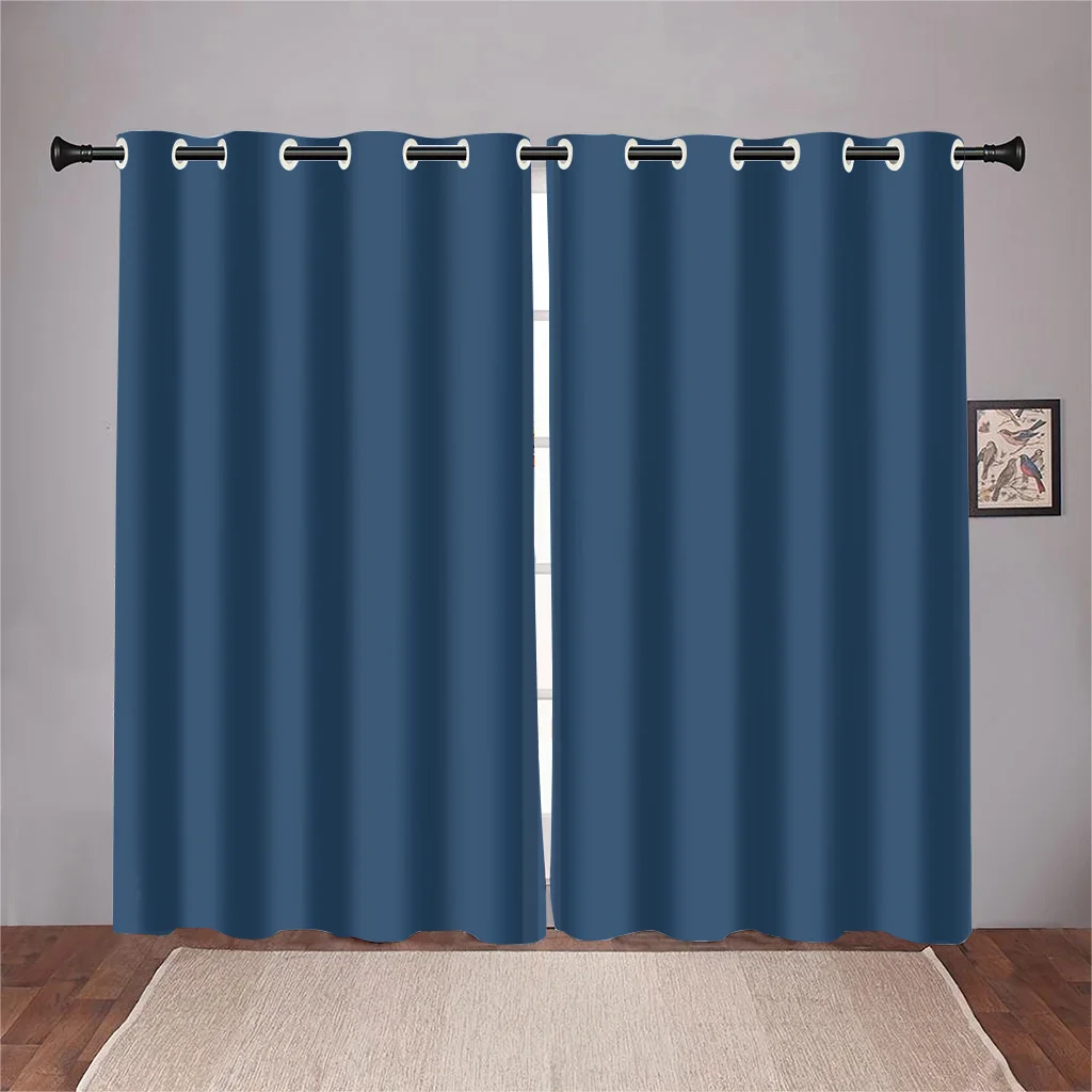 Living Room Bedroom Blackout Curtains Soundproof UV Protection Curtains Modern Nordic Minimalist High End Curtains