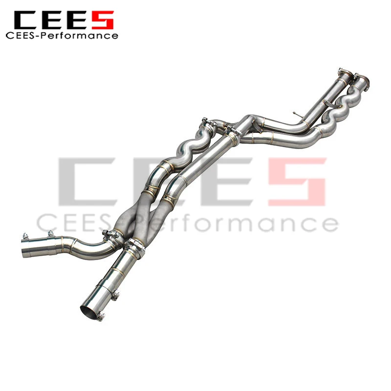 CEES Racing Exhaust Equal Length Mid-Pipe for BMW M2C/M2 Competition S55 F87 3.0T 2018-2023 SUS304 Mid/Middle Pipes with Z Pipe