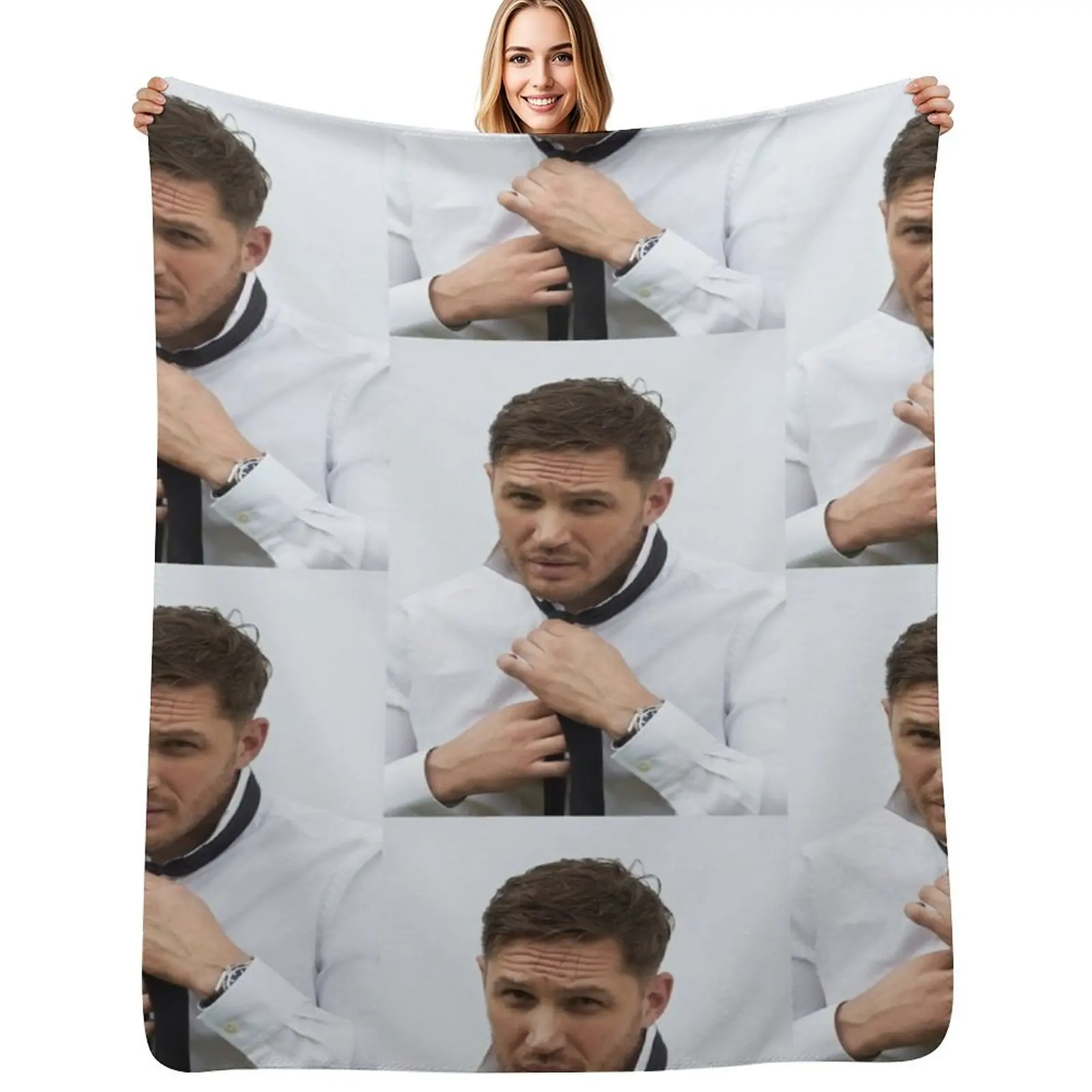 

Tom Hardy Throw Blanket Travel Beach Vintage Loose Blankets
