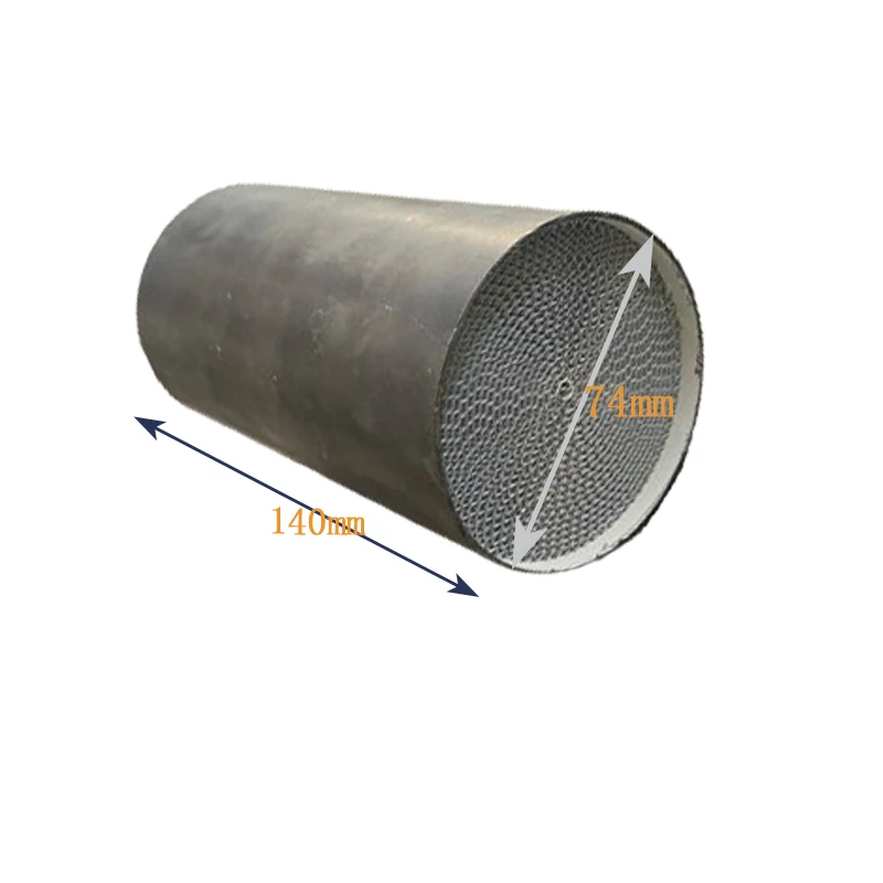 

Universal Euro4 74*140mm honeycomb Motorcycle catalyst with metal inner core cover catalytic converter catalyst