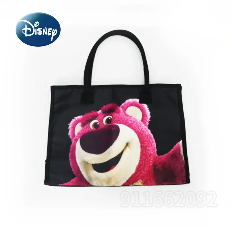 

Disney Strawberry Bear New Women's Handbag Luxury Brand Original Women's Shoulder Bag Cartoon Cute Women's Bag Large Capacity