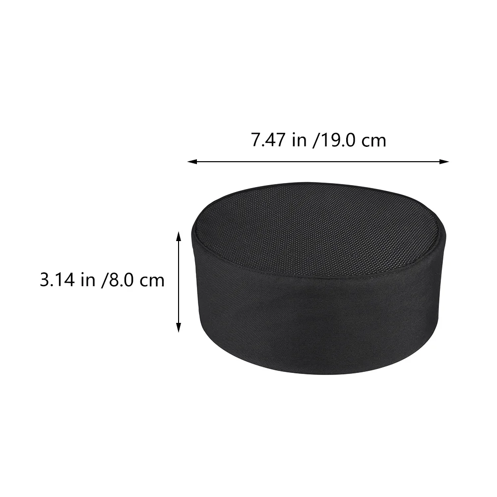 2Pcs Cotton Chef Caps Lightweight Breathable Chef Hats for Cooking Baking Comfortable Work Headgear for Adult Chefs
