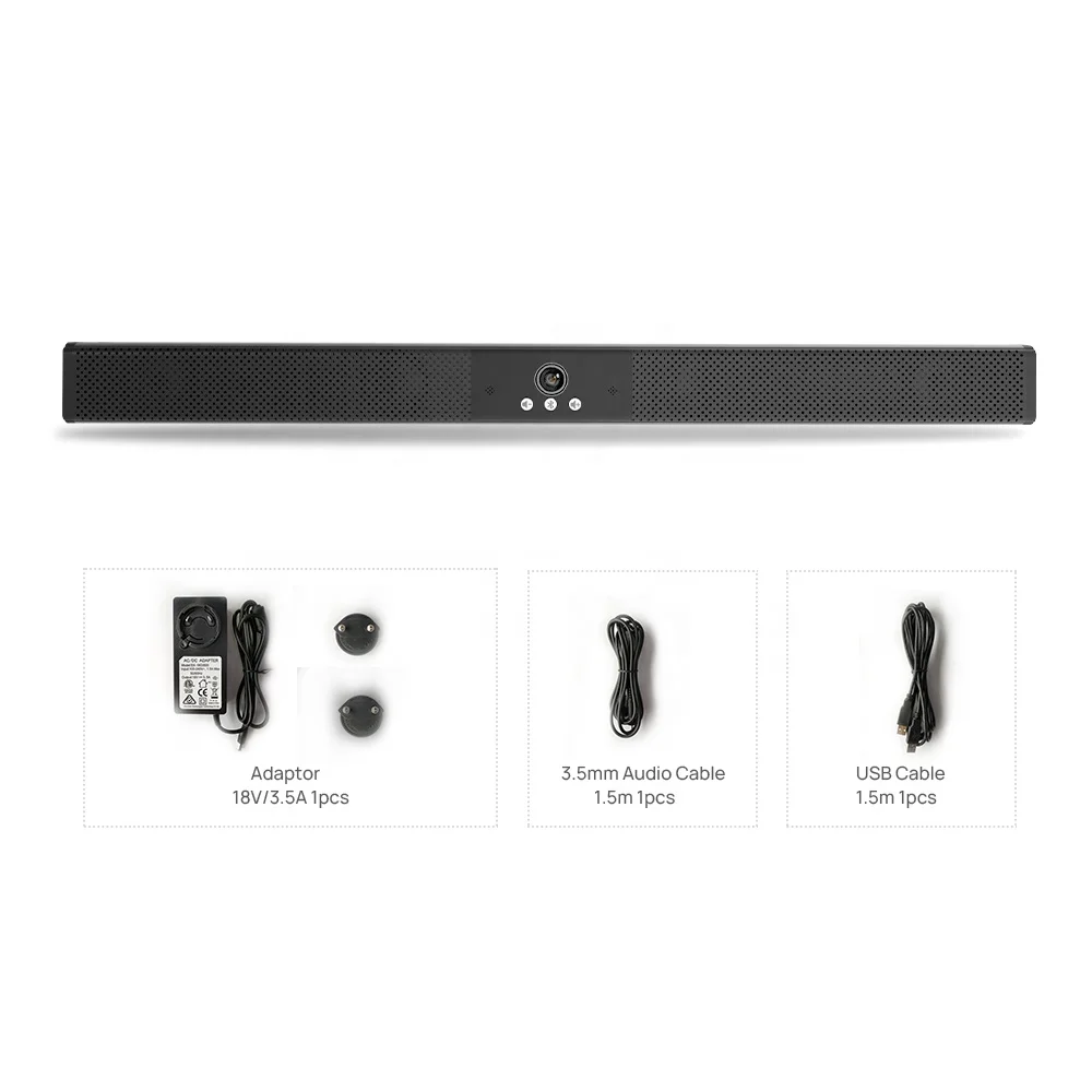 

Wholesales Wireless Soundbar With 4K Camera For Conference Interactive Flat Panel's Partner Webcam