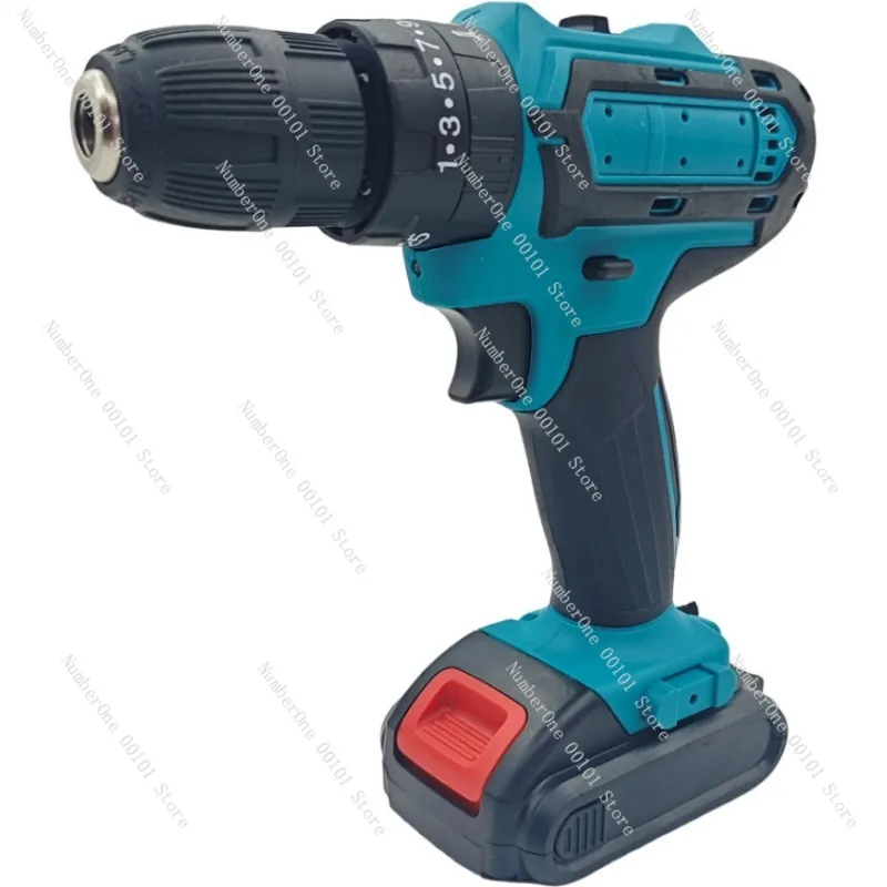 21V Lithium Battery Electric Drill Set, Long Lasting Power Tool Kit, Compact Steel Drill Variety