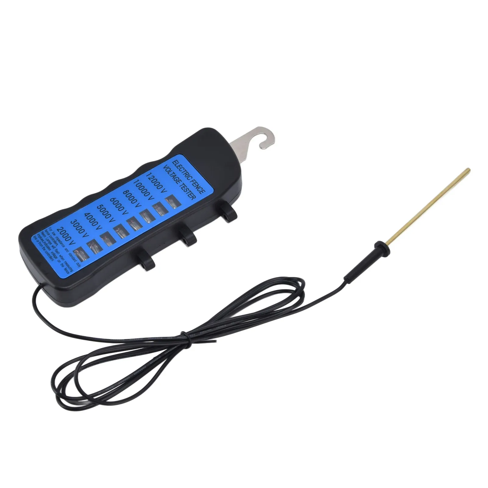 12KV Neon-Zaun-Spannungstester 2000 bis 12000V 8 Neon-Anzeigeleuchten Wasserdichter Zaun-Tester für Bauernhöfe Zaun-Spannungstester – Detail 3