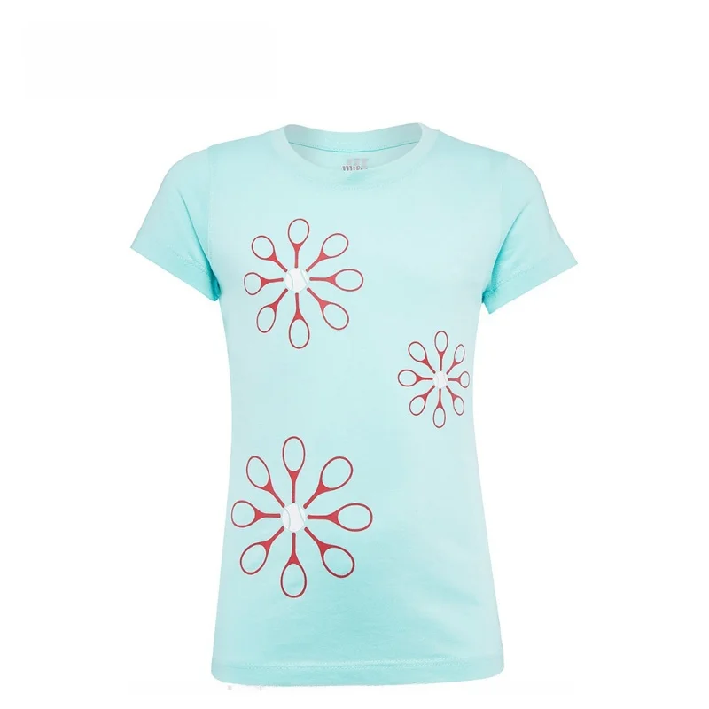 

Wilson Tennis Clothing Qui Dry Breathable ort Sve T irt Top for Children Girls Polyester Fabric Sports Fitn