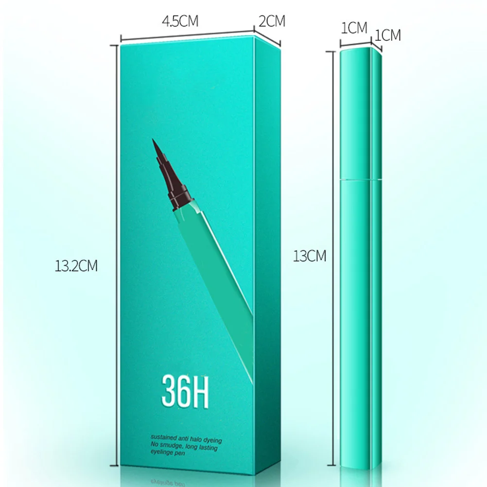 1 قطعة قلم كحل سائل مقاوم للماء مقاوم للتلطخ فائق النعومة تلميح سريع الجفاف مستحضرات التجميل للعين للنساء فتاة الكحل السائل #3