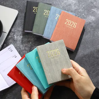 A7規格2026年英文計畫本,迷你隨身口袋行程本,64張128頁薄型週曆 10 最佳銷售 迷你議程 - №1