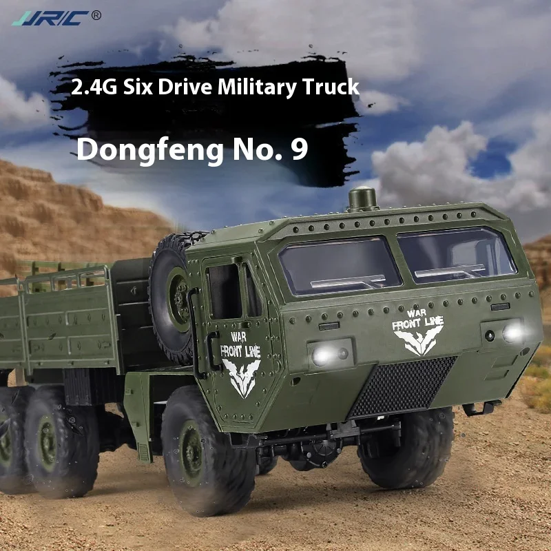 JJRC esplosione simulazione Thaad a sei ruote modello di camion militare per bambini giocattolo fuoristrada all\'aperto regalo auto telecomando regalo