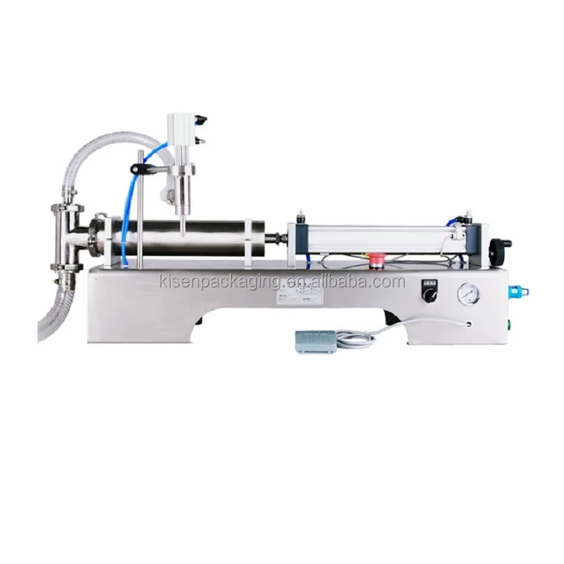 Semi-Automatic Horizontal Pneumatic Filling Machine - Multi-Liquid Quantitative Machine