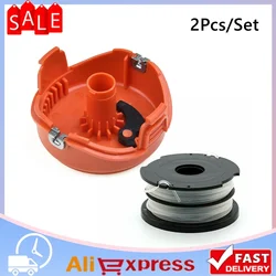 Strimmer Spool Line & Cap For Black Decker GL315 GL350 GL650 GL337SB GL546SC GL650SBC GL651SB GL652 GL653 GL65 GL656 Accessories