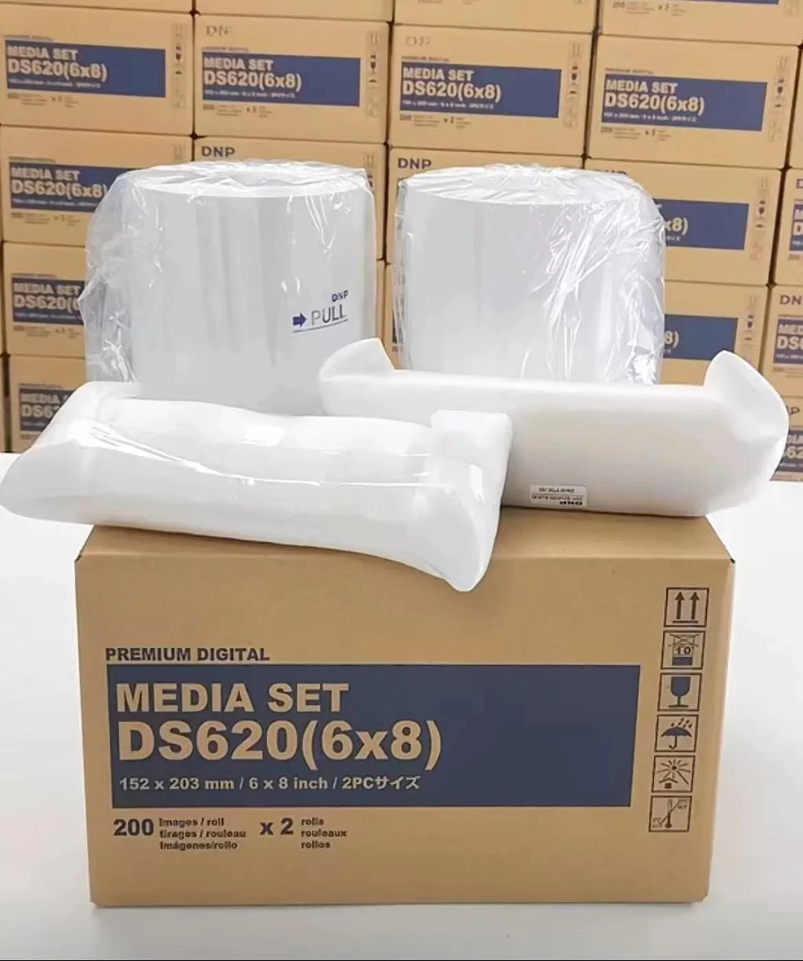 Prix usine Photo Roll Paper 4x6 "pour DS-RX1HS & RbronchPrquinteen (2 rouleaux) consommables d'impression Prend en charge uniquement les versions étrangères