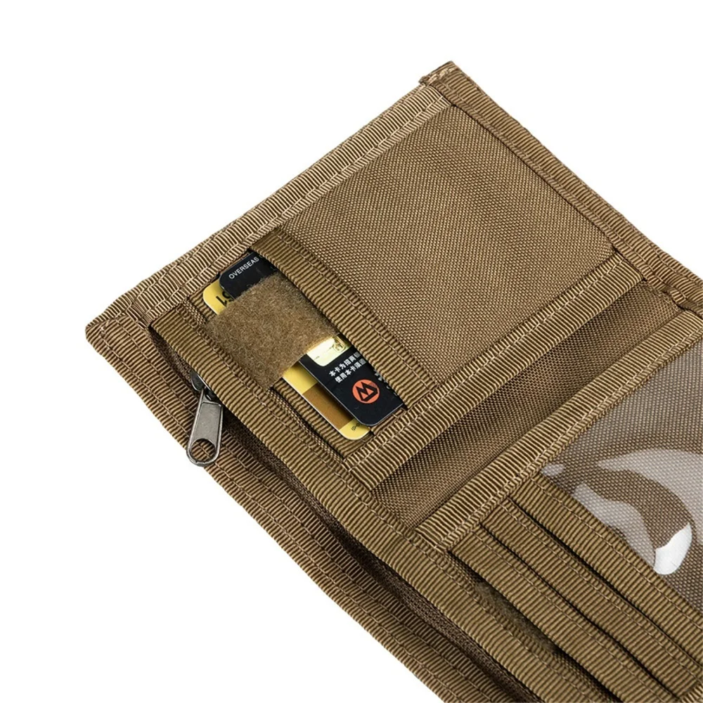 Cartera táctica multifunción para hombre, tarjetero de estilo militar para tarjetas de crédito