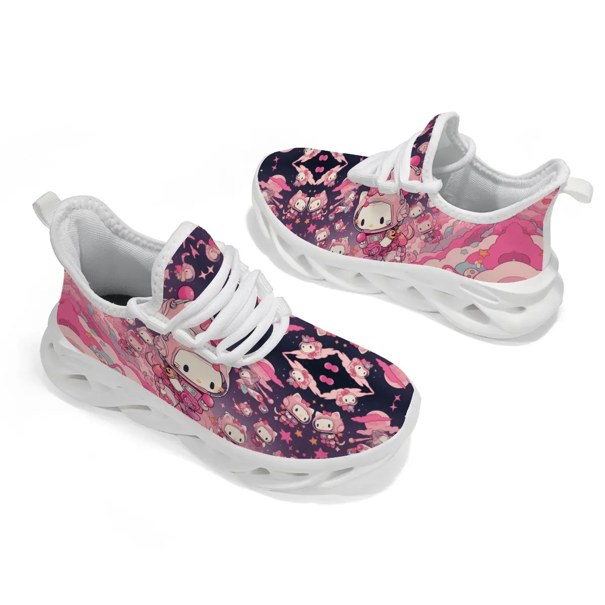 

Теннисные кроссовки, детские весенне-осенние розовые космонавты, Hello Kitty, брендовые повседневные кроссовки Disney с героями мультфильмов, новая спортивная обувь для мальчиков и девочек