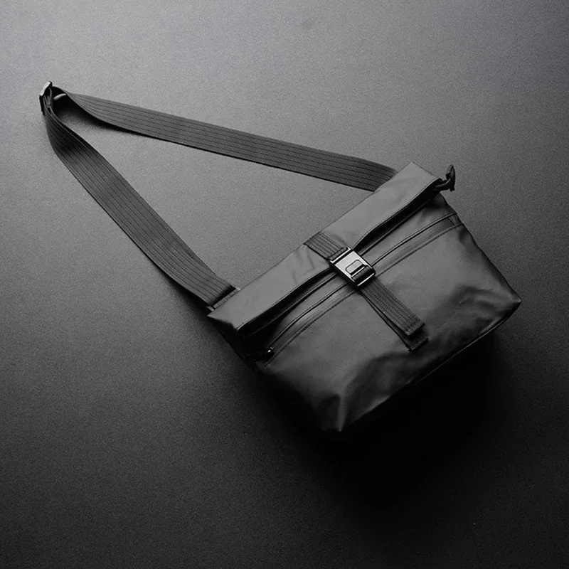 Messenger Bag Men Women Waterproof Shoulder Crossbody Tote Casual Commuting Office Versatile Portable Lightweight Durable Nylon