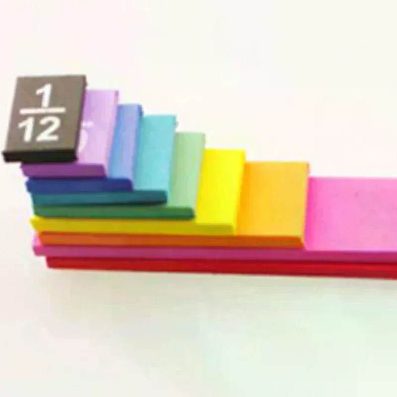 51Pcs Fraction Cubes Math Montessori Math Materials Teaching Aids Learn Fraction Equivalences Props For Kids Educational Early