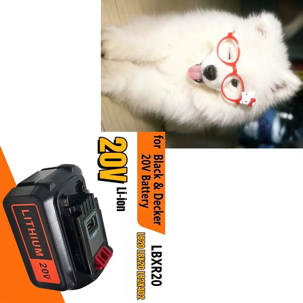 8.0Ah ~~ 18V/20V Big Promotion Replacement Battery For Black & Decker LBX20 LBXR20 LB20 LBXR2020 LBX4020 LB2X4020-OPE LBXR20-OPE